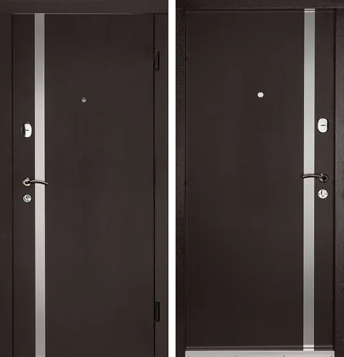 Входная дверь в квартиру металлическая нестандартная №1