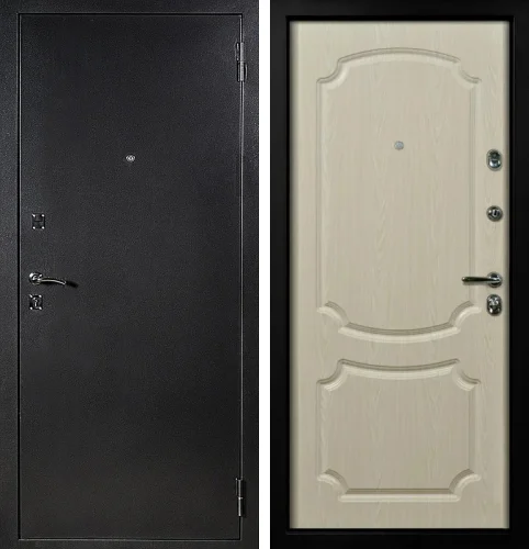 Входная дверь антик серебро №27