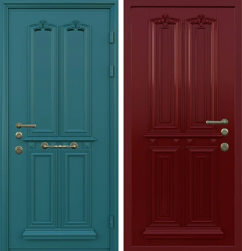 Входная дверь в английском стиле №81