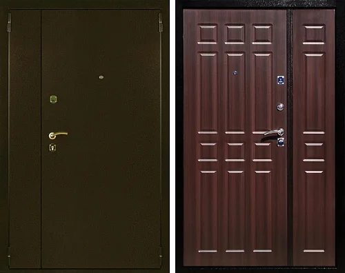 Дверь двупольная антивандальная для общественных помещений №10