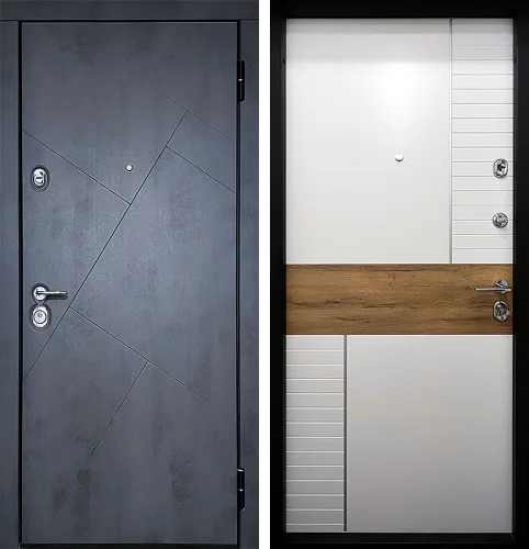 Металлическая дверь для дома уличная №116