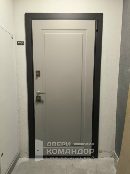 Входная дверь Barton. С временной внутренней панелью и ручками